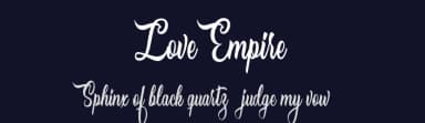 Love Empire by Billy Argel Fonts ® — Script Handwritten Font — thumbnail 2