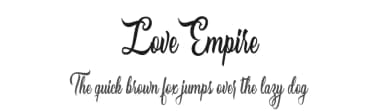 Love Empire by Billy Argel Fonts ® — Script Handwritten Font — thumbnail 1