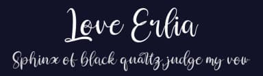 Love Erlia by Perspectype Studio - Letterena.com — Script Handwritten Font — thumbnail 2