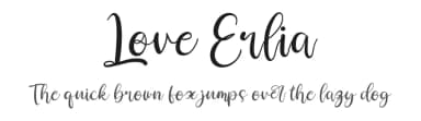 Love Erlia by Perspectype Studio - Letterena.com — Script Handwritten Font — thumbnail 1