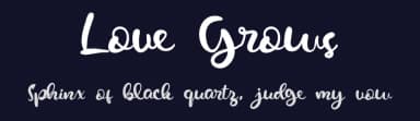 Love Grows by Nuryanto Dwi — Script Handwritten Font — thumbnail 2