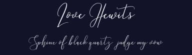 Love Hewits by Maulana Creative — Script Handwritten Font — thumbnail 2