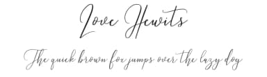 Love Hewits by Maulana Creative — Script Handwritten Font — thumbnail 1