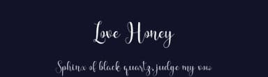 Love Honey by niyos — Script Handwritten Font — thumbnail 2