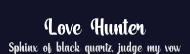 Love Hunter by DumadiStyle — Script Handwritten Font — thumbnail 2