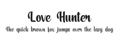 Love Hunter by DumadiStyle — Script Handwritten Font — thumbnail 1
