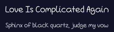 Love Is Complicated Again by Misti's Fonts — Script Handwritten Font — thumbnail 2