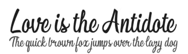 Love is the Antidote by Billy Argel Fonts ® — Script Handwritten Font — thumbnail 1