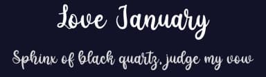 Love January by Letter Art Studio — Script Handwritten Font — thumbnail 2