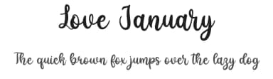 Love January by Letter Art Studio — Script Handwritten Font — thumbnail 1