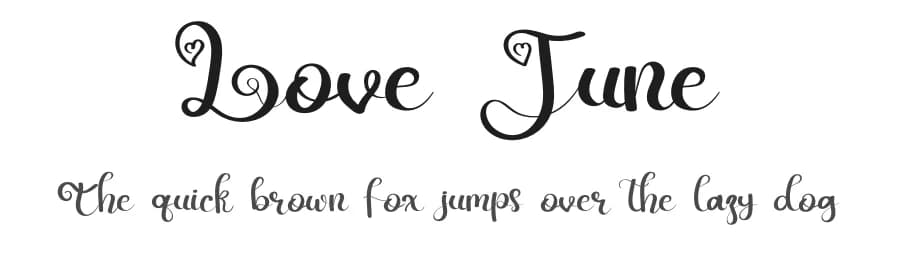 Love June by Eddy Goodboy — Script Handwritten Font