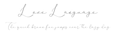 Love Language by Tiny Hand Letter — Script Handwritten Font — thumbnail 1