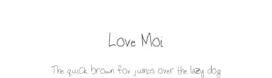 Love Moi by Nabila Ayaba — Script Handwritten Font — thumbnail 1
