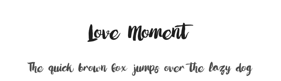 Love Moment by ijem — Script Handwritten Font