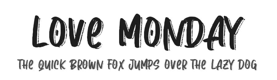 Love Monday by DM Letter Studio - Dimas Prasetyo — Script Handwritten Font