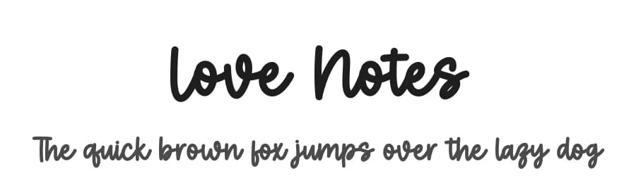 Love Notes by Graphix Line Studio — Script Handwritten Font