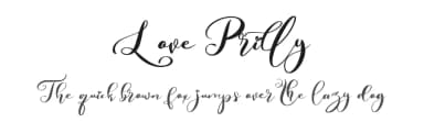 Love Prilly by Noftanti Studio — Script Handwritten Font — thumbnail 1