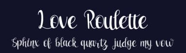 Love Roulette by Fachranheit — Script Handwritten Font — thumbnail 2