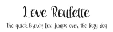 Love Roulette by Fachranheit — Script Handwritten Font — thumbnail 1