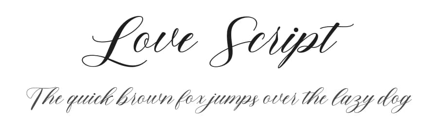Love Script by mightype — Script Handwritten Font