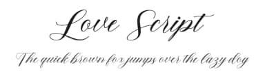 Love Script by mightype — Script Handwritten Font — thumbnail 1