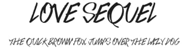 Love Sequel by JSH creates — Script Handwritten Font — thumbnail 1