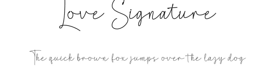 Love Signature by Wahyu Studio — Script Handwritten Font