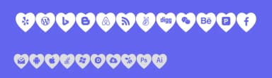 Love Social Media by elharrak — Dingbats Font — thumbnail 3
