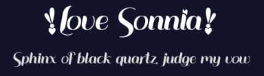 Love Sonnia by K_IN Studio — Script Handwritten Font — thumbnail 2