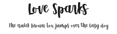 Love Sparks by HansCo — Script Handwritten Font — thumbnail 1
