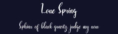 Love Spring by ToniStudio — Script Handwritten Font — thumbnail 2