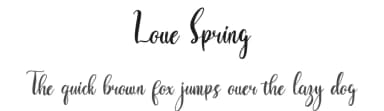 Love Spring by ToniStudio — Script Handwritten Font — thumbnail 1