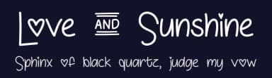 Love & Sunshine by Misti's Fonts — Script Handwritten Font — thumbnail 2
