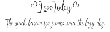 Love Today by VinType — Script Handwritten Font — thumbnail 1