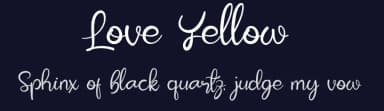 Love Yellow by Kateeng Ciu — Script Handwritten Font — thumbnail 2