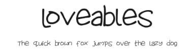Loveables by Hawtpixel — Script Handwritten Font — thumbnail 1