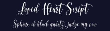 Loved Heart Script by Qaratype — Script Handwritten Font — thumbnail 2