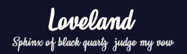 Loveland by Billy Argel Fonts ® — Script Handwritten Font — thumbnail 2