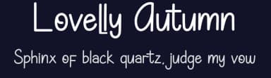 Lovelly Autumn by AEN Creative Studio — Script Handwritten Font — thumbnail 2