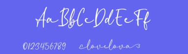 Lovelova by AminMario — Script Handwritten Font — thumbnail 3