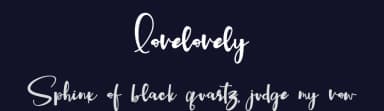 Lovelovely by Letterara — Script Handwritten Font — thumbnail 2