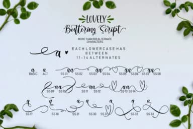 Lovely Buttering Font by luckytype.font — Script Handwritten Font — thumbnail 6