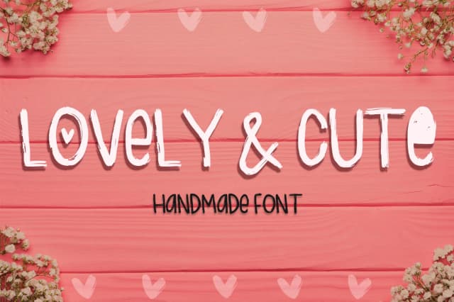 Lovely & Cute Font by Latin Vibes — Script Handwritten Font