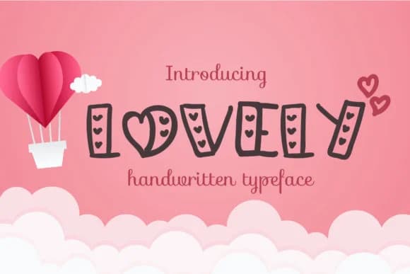 Lovely Font by Patricia (DMStd) by Patricia (DMStd) — Script Handwritten Font — preview 1