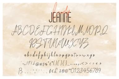 Lovely Jeanne Duo Font by attypestudio — Script Handwritten Font — thumbnail 9