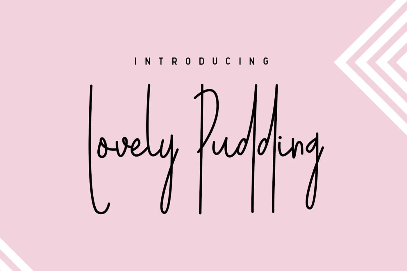 Lovely Pudding Font by Factory738 — Script Handwritten Font