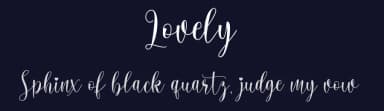 Lovely by Ardyana Types — Script Handwritten Font — thumbnail 2