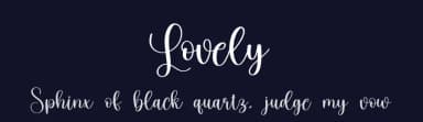 Lovely by Scratchones — Script Handwritten Font — thumbnail 2
