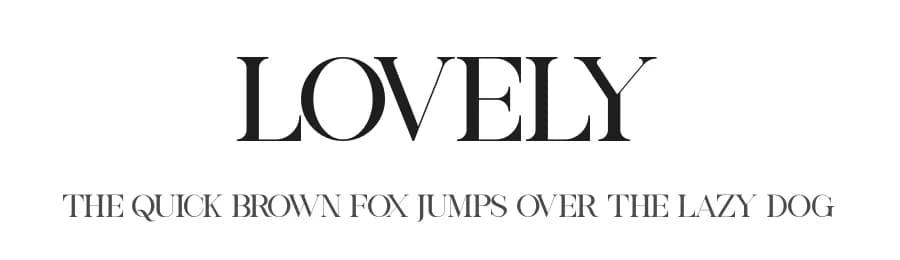 Lovely by Kong Font — Serif Font