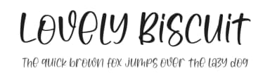Lovely Biscuit by Perspectype Studio - Letterena.com — Script Handwritten Font — thumbnail 1